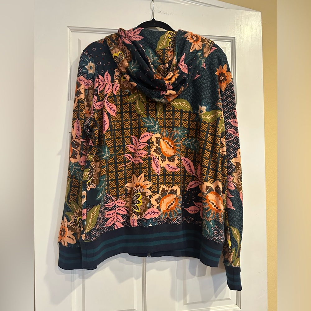 Johnny Was Delfino front zip hoodie